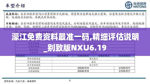 濠江免费资料最准一码,精细评估说明_别致版NXU6.19