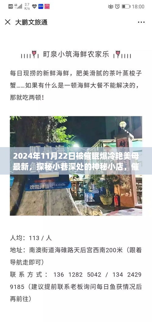 2024年11月22日被催眠爆冷艳美母最新，探秘小巷深处的神秘小店，催眠爆冷艳美母的独特魅力之旅