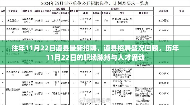 历年11月22日道县招聘盛况回顾，职场脉搏与人才涌动当日概览