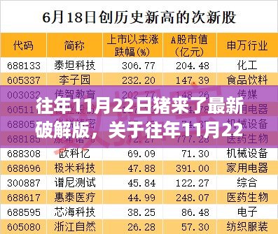 探讨，往年11月22日猪来了最新破解版——破解游戏的合法性探讨