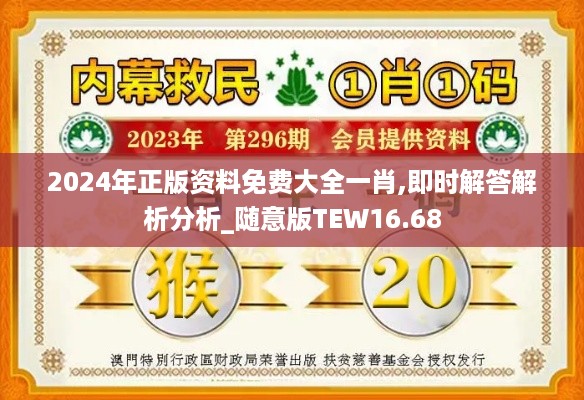 2024年正版资料免费大全一肖,即时解答解析分析_随意版TEW16.68