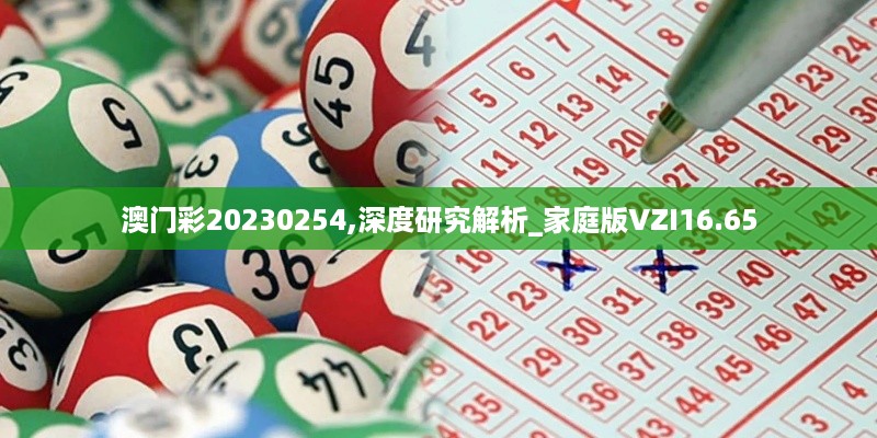 澳门彩20230254,深度研究解析_家庭版VZI16.65