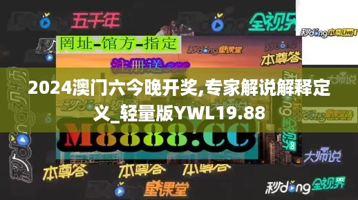 2024澳门六今晚开奖,专家解说解释定义_轻量版YWL19.88