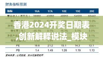 香港2024开奖日期表,创新解释说法_模块版YJP19.33