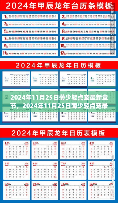 薄少轻点宠，甜蜜宠溺，爱在深秋时分（最新章节 2024年11月25日）