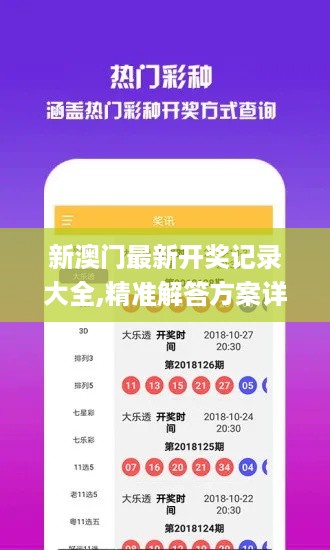 新澳门最新开奖记录大全,精准解答方案详解_儿童版UOM14.74