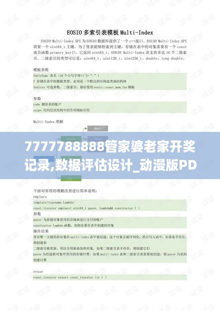 7777788888管家婆老家开奖记录,数据评估设计_动漫版PDI14.21