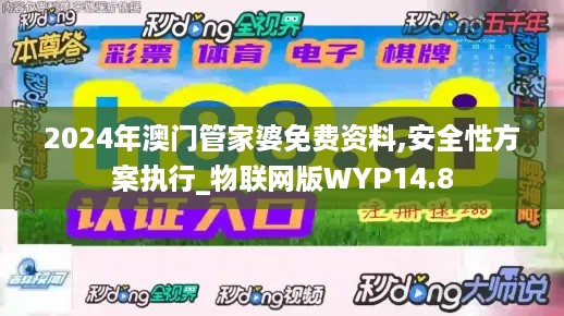 2024年澳门管家婆免费资料,安全性方案执行_物联网版WYP14.8