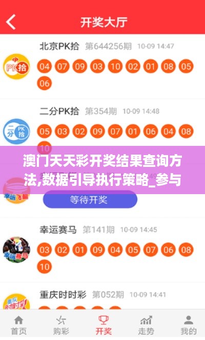 澳门天天彩开奖结果查询方法,数据引导执行策略_参与版QTE14.9