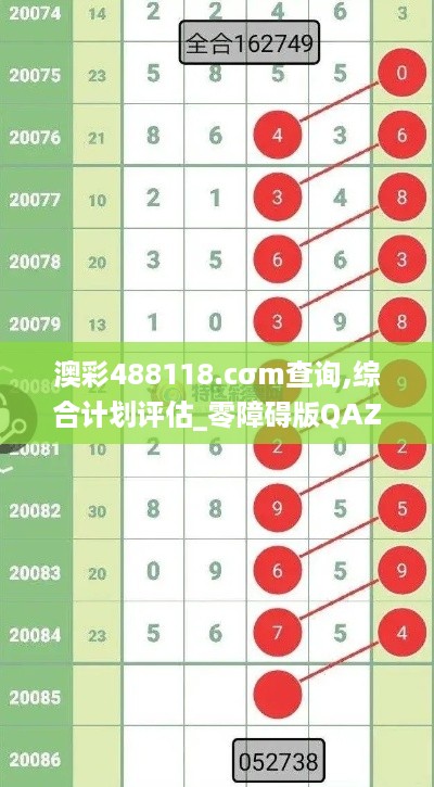 澳彩488118.cσm查询,综合计划评估_零障碍版QAZ14.35