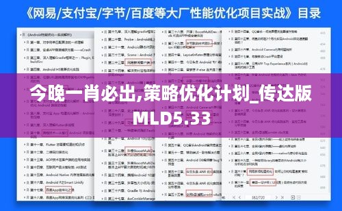 今晚一肖必出,策略优化计划_传达版MLD5.33