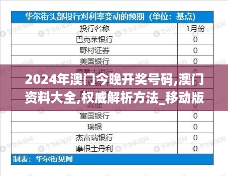 2024年澳门今晚开奖号码,澳门资料大全,权威解析方法_移动版NXJ14.28