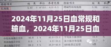 医学实践，血常规与输血观点碰撞的日子——2024年11月25日纪实