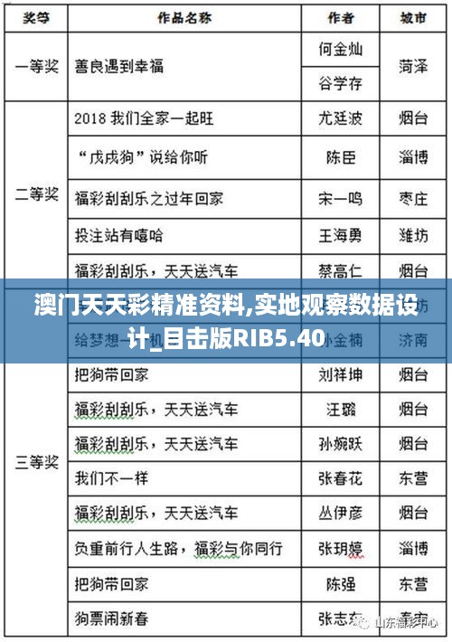 澳门天天彩精准资料,实地观察数据设计_目击版RIB5.40