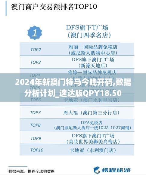 2024年新澳门特马今晚开码,数据分析计划_速达版QPY18.50