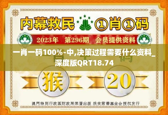 一肖一码100%-中,决策过程需要什么资料_深度版QRT18.74