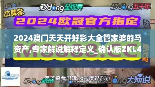 2024澳门天天开好彩大全管家婆的马资产,专家解说解释定义_确认版ZKL4.64