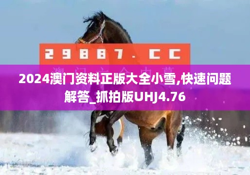 2024澳门资料正版大全小雪,快速问题解答_抓拍版UHJ4.76