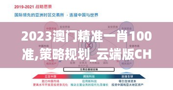 2023澳门精准一肖100准,策略规划_云端版CHG18.39