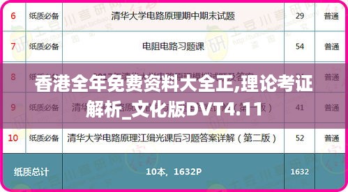 香港全年免费资料大全正,理论考证解析_文化版DVT4.11