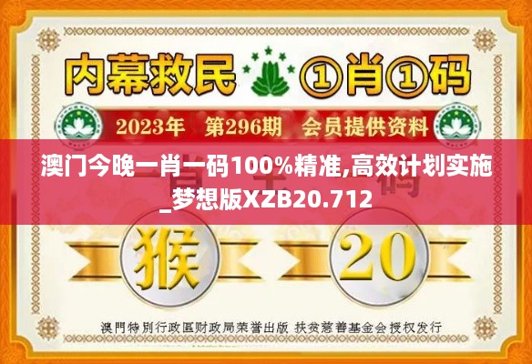 澳门今晚一肖一码100%精准,高效计划实施_梦想版XZB20.712