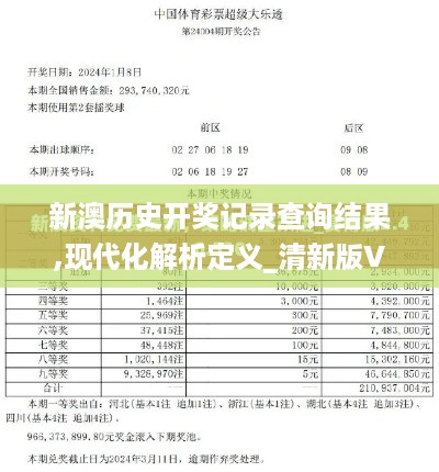 新澳历史开奖记录查询结果,现代化解析定义_清新版VNC44.631