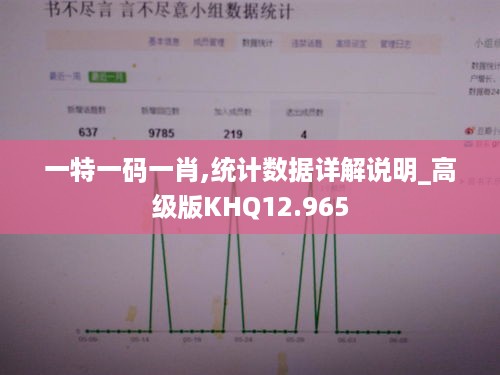 一特一码一肖,统计数据详解说明_高级版KHQ12.965