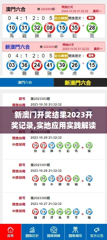 新澳门开奖结果2023开奖记录,实地应用实践解读_闪电版DWY19.698