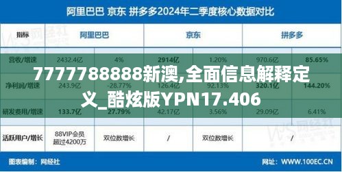 7777788888新澳,全面信息解释定义_酷炫版YPN17.406