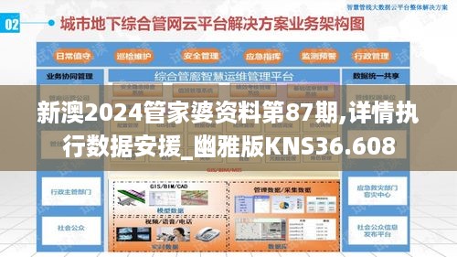 新澳2024管家婆资料第87期,详情执行数据安援_幽雅版KNS36.608