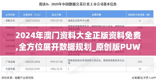 2024年澳门资料大全正版资料免费,全方位展开数据规划_原创版PUW26.689