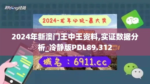 2024年新澳门王中王资料,实证数据分析_冷静版PDL89.312