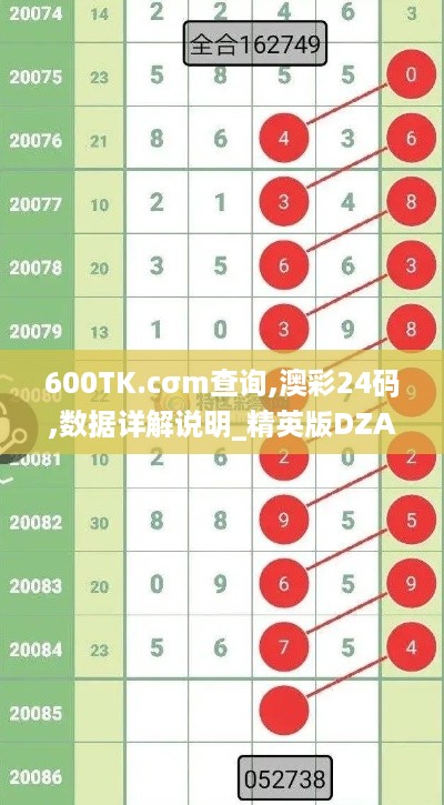 600TK.cσm查询,澳彩24码,数据详解说明_精英版DZA8.505