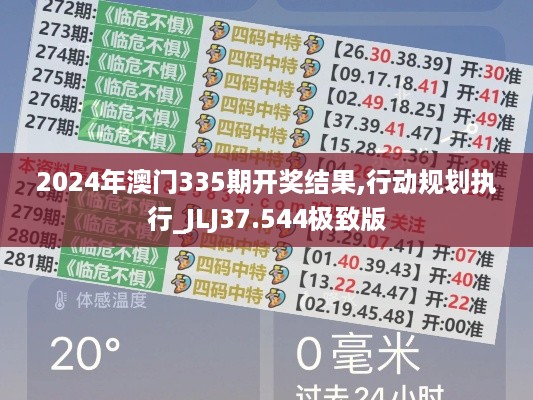 2024年澳门335期开奖结果,行动规划执行_JLJ37.544极致版