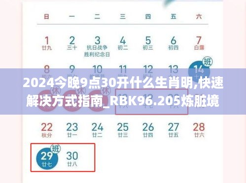 2024今晚9点30开什么生肖明,快速解决方式指南_RBK96.205炼脏境