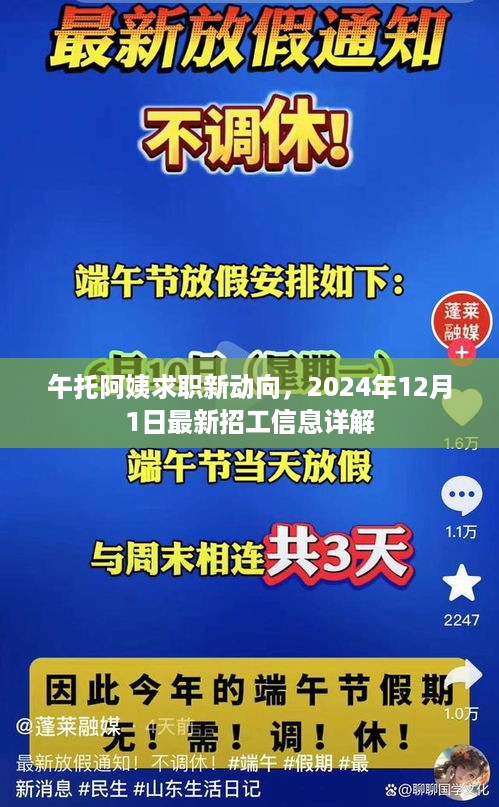 午托阿姨求职新动向，最新招工信息详解（2024年12月1日）