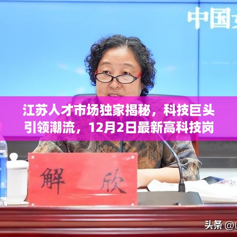 江苏人才市场独家揭秘，科技巨头引领潮流，最新高科技岗位与产品革新信息震撼发布