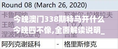 今晚澳门338期特马开什么今晚四不像,全面解读说明_SHD54.596-9