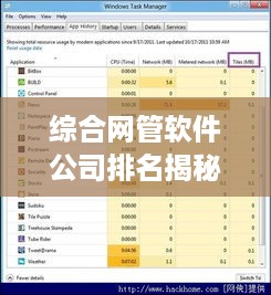 综合网管软件公司排名揭秘，行业影响力深度解析