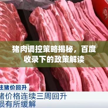 猪肉调控策略揭秘，百度收录下的政策解读