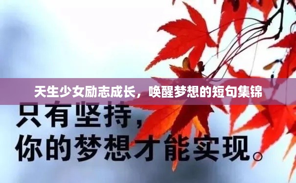 天生少女励志成长，唤醒梦想的短句集锦